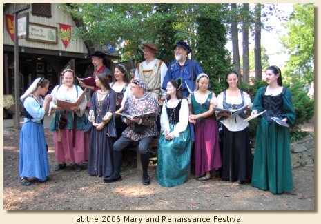 Camerata at the MD Renn Fest